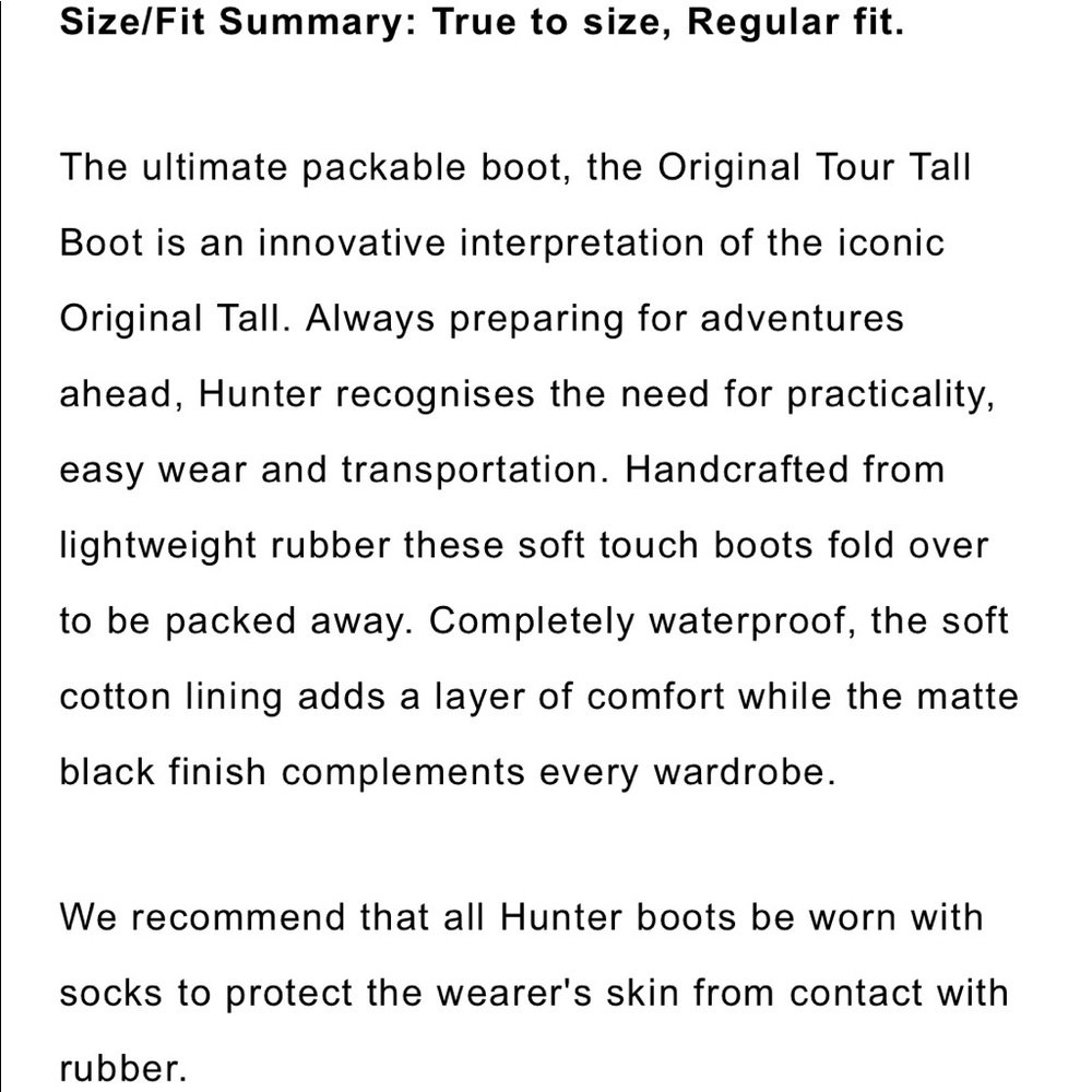 NEW โ๏ธ Hunter Original Tour Packable - Picture 9 of 9
